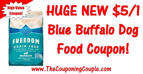 coupons for blue buffalo dog food at petsmart
